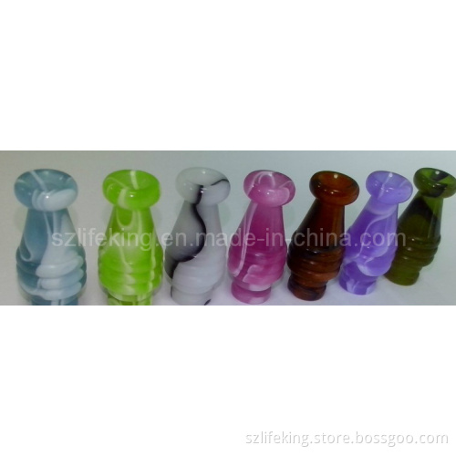 China Supplier Factory Price Rainbow Heaven Colorful E Cigarette 510 Drip Tips